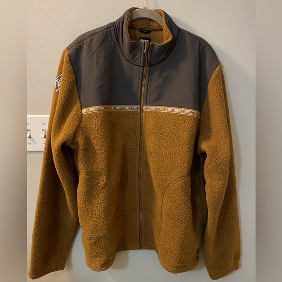 Prana Hurricane F2 unisex fleece jacket size medium. 90’s. Sepia color (brown) - Picture 2 of 10